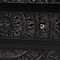 Baxton Studio Yelena Classic and Traditional Black Finished Wood 3-Drawer Storage Cabinet 236-13337-ZORO - alternate 3